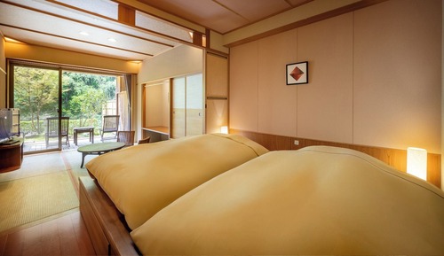 Deluxe Room with Tatami Area & Open-Air Bath, Non Smoking