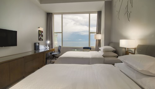 Room, 2 Twin Beds, Sea View