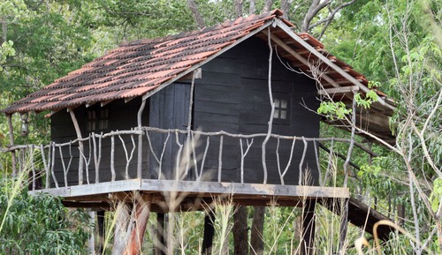 Classic Tree House, 1 Double Bed, Garden View, Garden Area