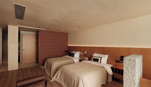 Classic Twin Room, 2 Double Beds, Non Smoking, Sea View