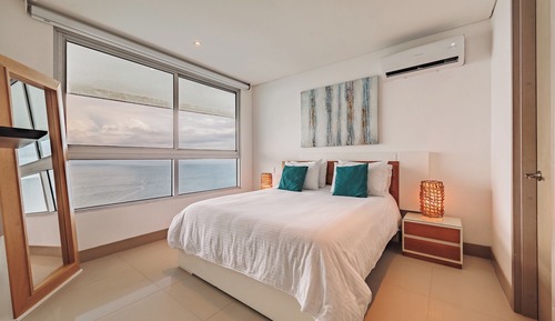 Panoramic Apartment, Balcony, Beach View