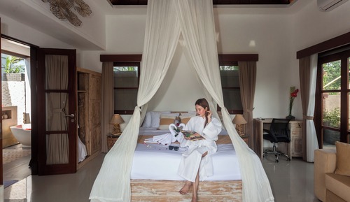 Deluxe Villa, 1 King Bed, Private Pool, Garden View