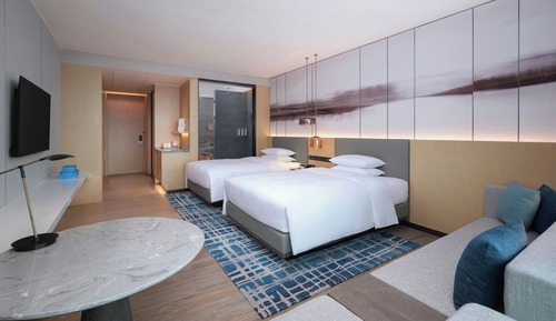 Classic Room, 2 Double Beds, Non Smoking, City View