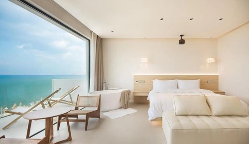 Comfort Double Room, Patio, Ocean View