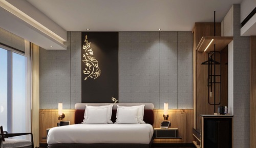 Deluxe Room, 1 King Bed, City View