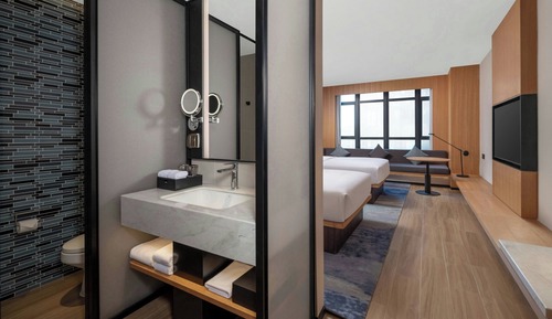 Superior Room, 2 Double Beds, Non Smoking, City View