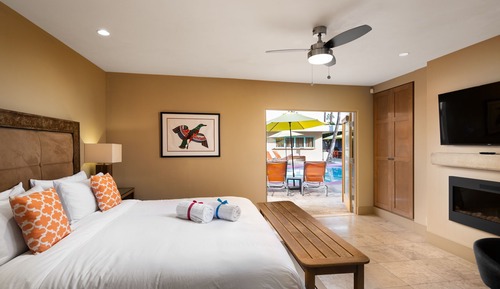 Luxury Suite, Patio, Pool View