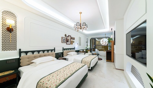 Exclusive Twin Room, Multiple Beds, City View