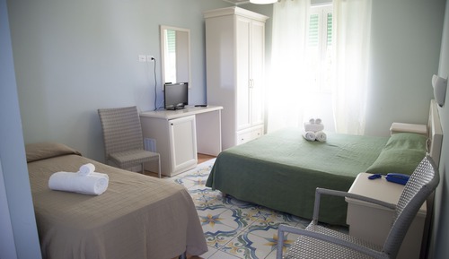Deluxe Quadruple Room, Multiple Beds, Sea View, Tower