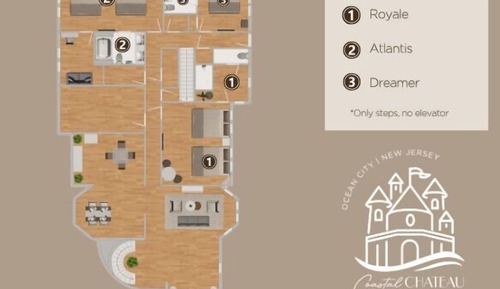 Atlantis (Two Queen Suite - 1st Floor)