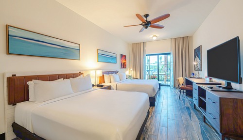 Premier Room, 2 Queen Beds, Patio, Poolside