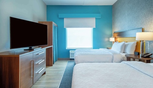 Suite, 2 Queen Beds, Accessible (Mobility, Hearing, Roll-In Shower)