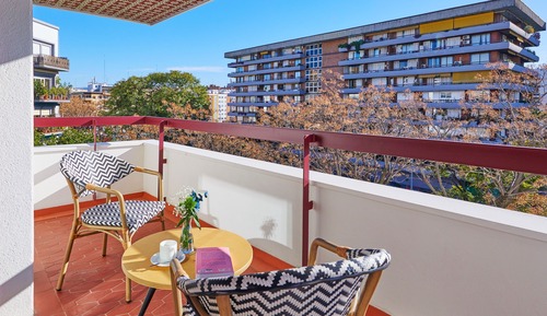 Comfort Double Room, Terrace, City View