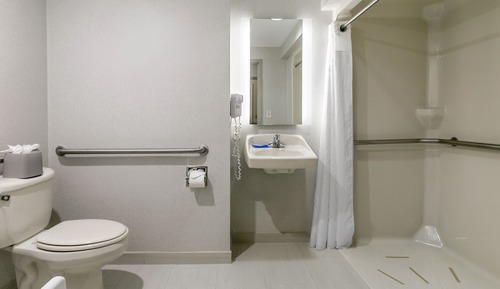 Standard Room, 1 Queen Bed, Mobility Accessible (Roll-In Shower)