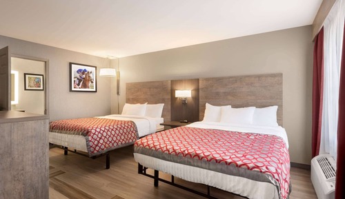 Studio Suite, 2 Queen Beds, Accessible, Non Smoking (Mobility,roll-in shower)
