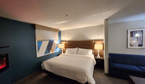 Suite, 1 Queen Bed, Fireplace