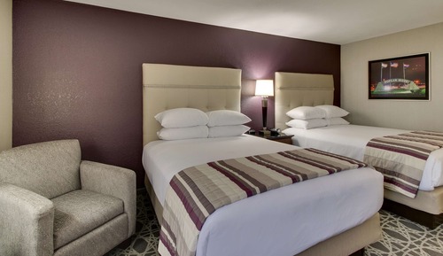 Deluxe Room, 2 Queen Beds, Refrigerator & Microwave