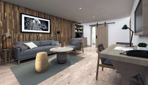Suite, 1 King Bed, Bathtub