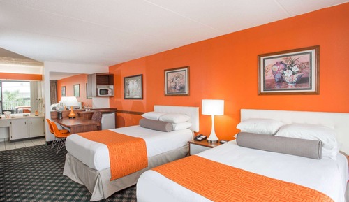 Room, 2 Double Beds, Accessible, Non Smoking (Roll-In Shower)