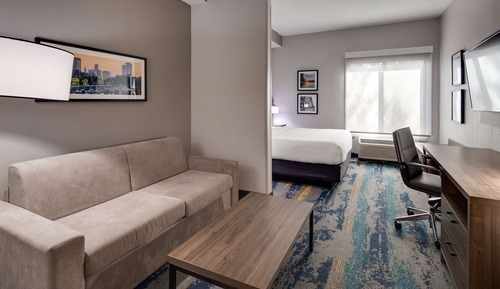 Standard Studio, 1 King Bed, Non Smoking, Refrigerator & Microwave (Living Room;with Sofabed)