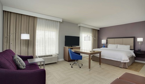 Studio, 1 King Bed, Refrigerator & Microwave (Wet bar)