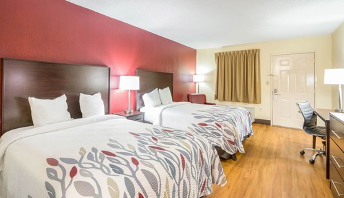 Deluxe Room, 2 Double Beds, Accessible, Smoking