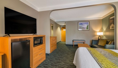 Standard Room, 1 King Bed, Non Smoking, Refrigerator & Microwave