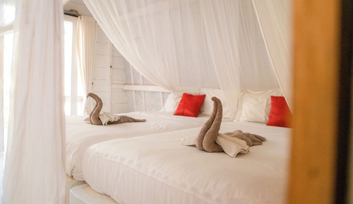 Deluxe Twin Room, 1 Bedroom, Non Smoking, Garden View