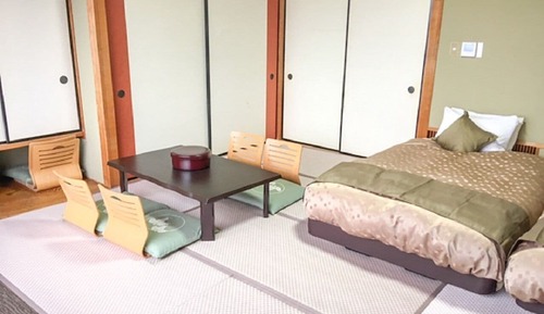 [Japanese-style room "Wabirei" twin + wide veranda] 35 sqm, Non Smoking