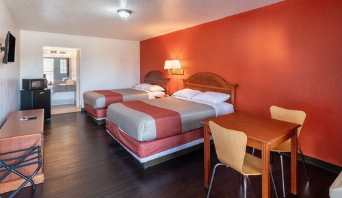 Deluxe Room, 2 Queen Beds, Smoking, Refrigerator & Microwave