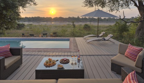 Exclusive Tent, 2 Bedrooms, Private Pool, River View (Crocodile Nest)