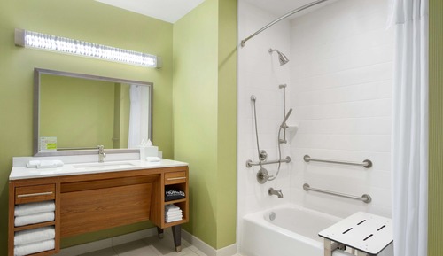 Suite, 1 King Bed, Accessible, Non Smoking (mob/hearing acc w/ bathtub)