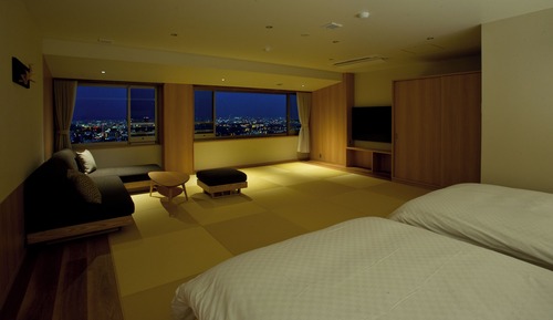 Japanese Modern Room with Attached Bath