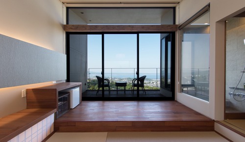 Japanese Western Style Room with Half Open-air Bath, 1F