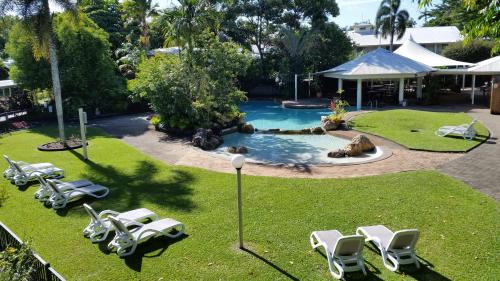 Studio with Pool View