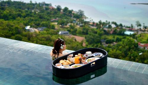 Three-Bedroom Pool Villa with Ocean View