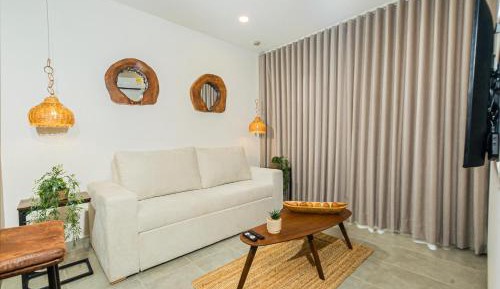 One-Bedroom Apartment with Balcony and Mountain View  