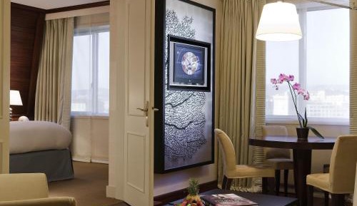 Opera King Suite with Old Port View and Lounge Area - Top Floor and Spa/Gym Access