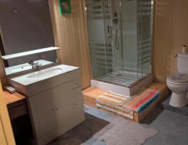 Family Room with Shower