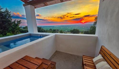 Deluxe Double Room with Sea View with private pool