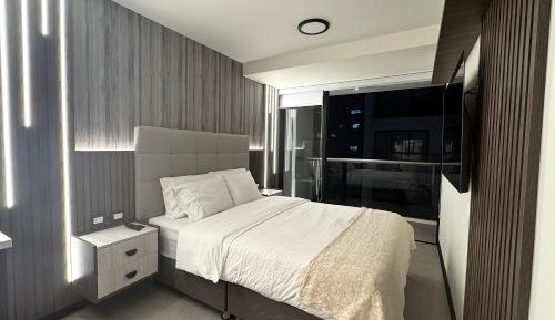 Deluxe One-Bedroom Apartment with City View