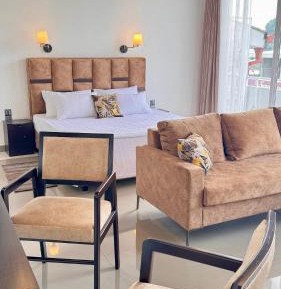 One-Bedroom Apartment with Balcony and City View