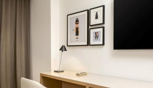 One-Bedroom Junior Suite with Two Queen Beds and Sofa Bed