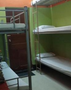 Single Bed in Male Dormitory Room with Shared Bathroom