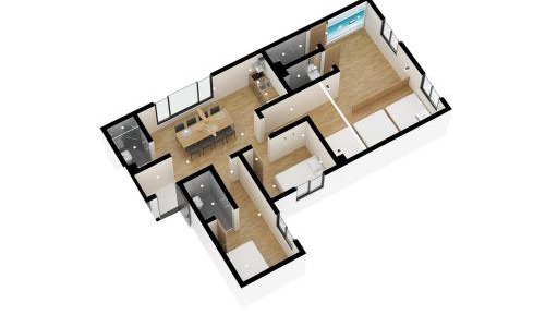 Three-Bedroom Deluxe Apartment