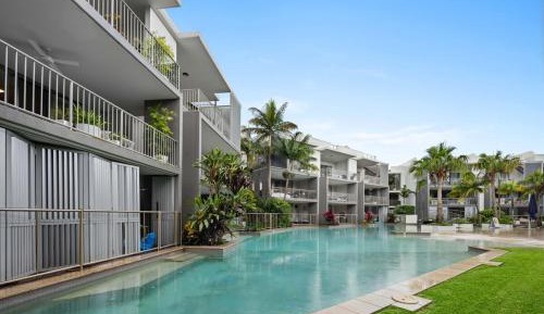 Three-Bedroom Apartment with Pool View