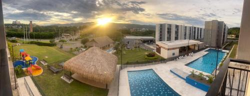 Two-Bedroom Apartment with Pool View