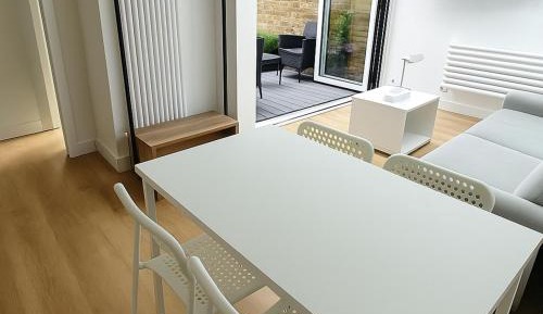 Deluxe One-Bedroom Apartment with Garden View