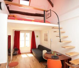 Studio with Mezzanine