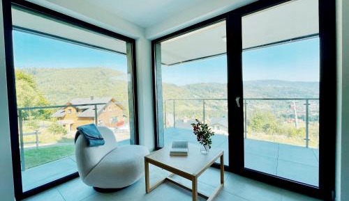 One-Bedroom Apartment with Balcony and Mountain View  